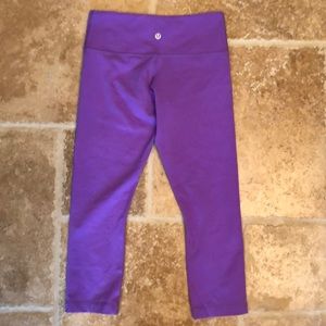 LuluLemon purple Capri pants 2